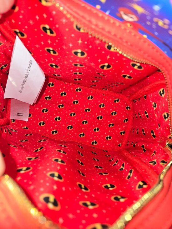 Disney Parks Loungefly Incredibles Mini Backpack Pixar Family Print Bag
